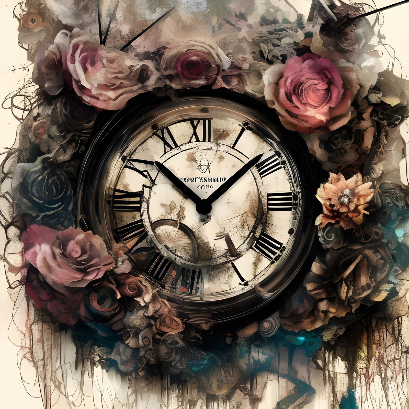 Time Never Begins And Never Ends  by @Dr-creature