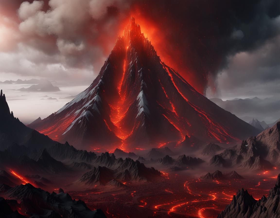 Mt Doom - AI Generated Artwork - NightCafe Creator