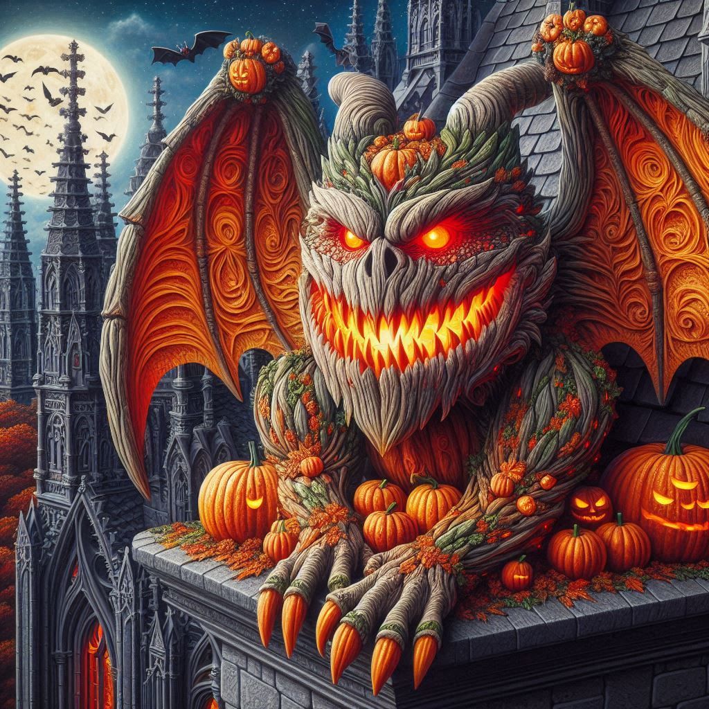 Pumpkin Gargoyle (5)