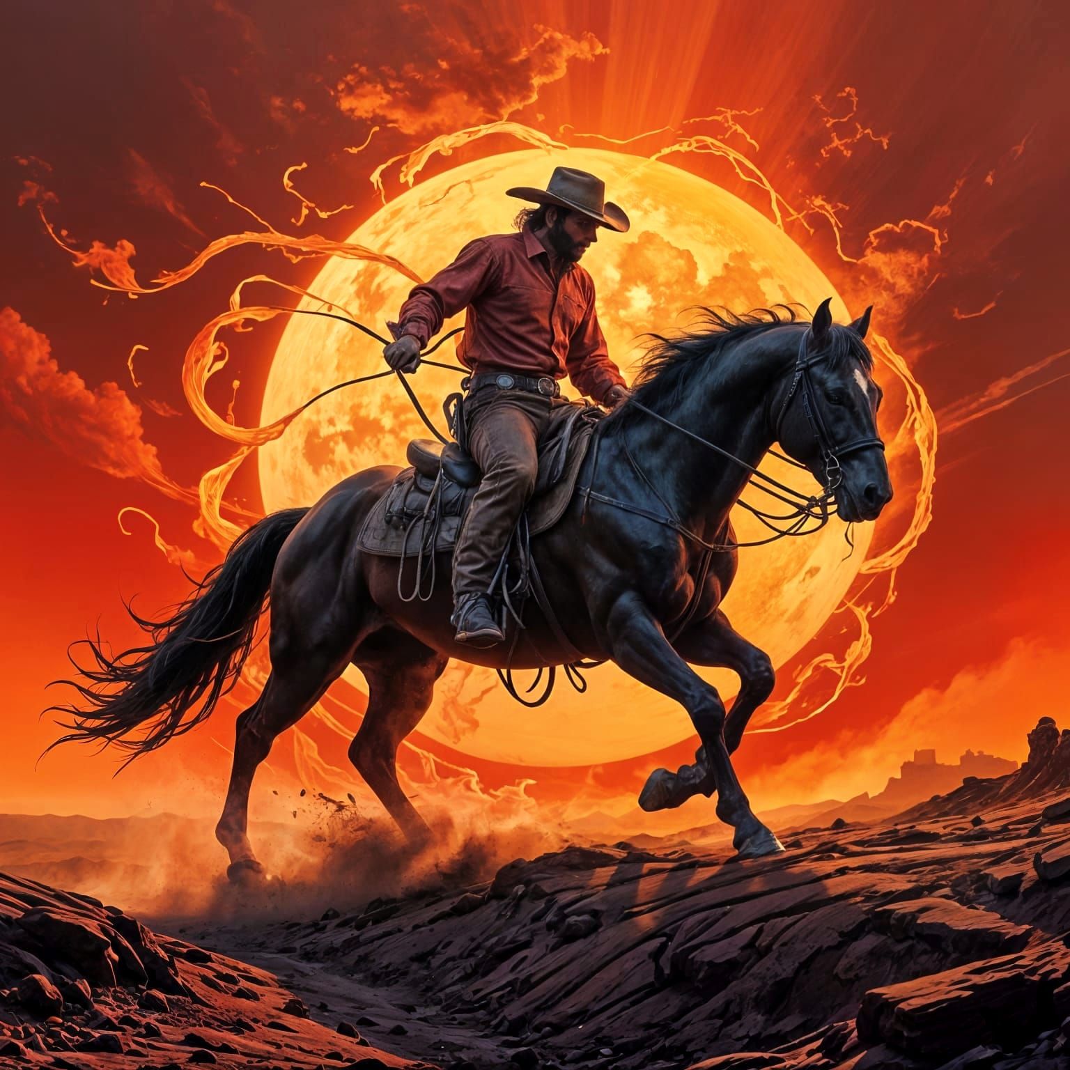 Cowboy  by @Sherkhal