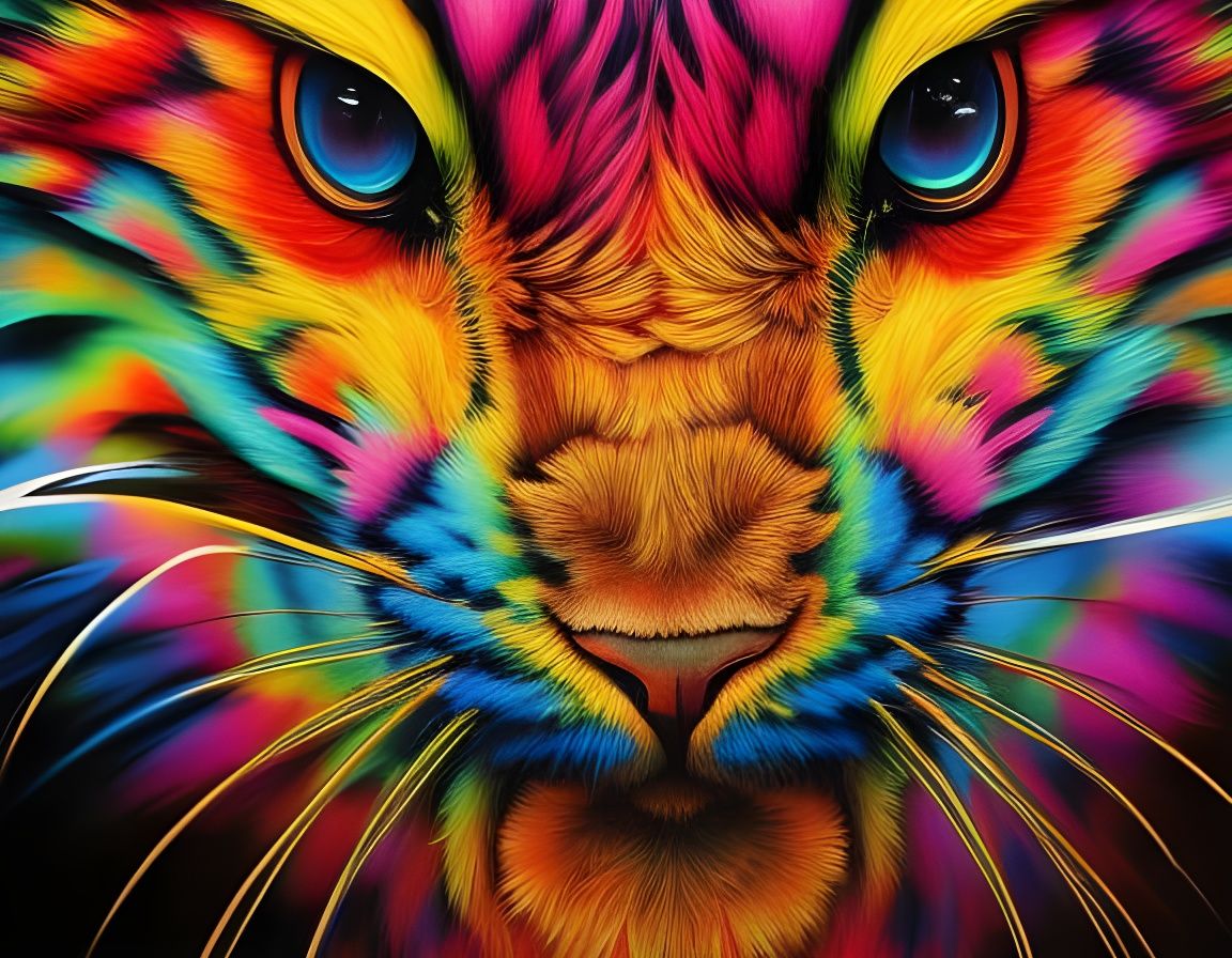 Rainbow Wildcat!  by @YYZ-5050