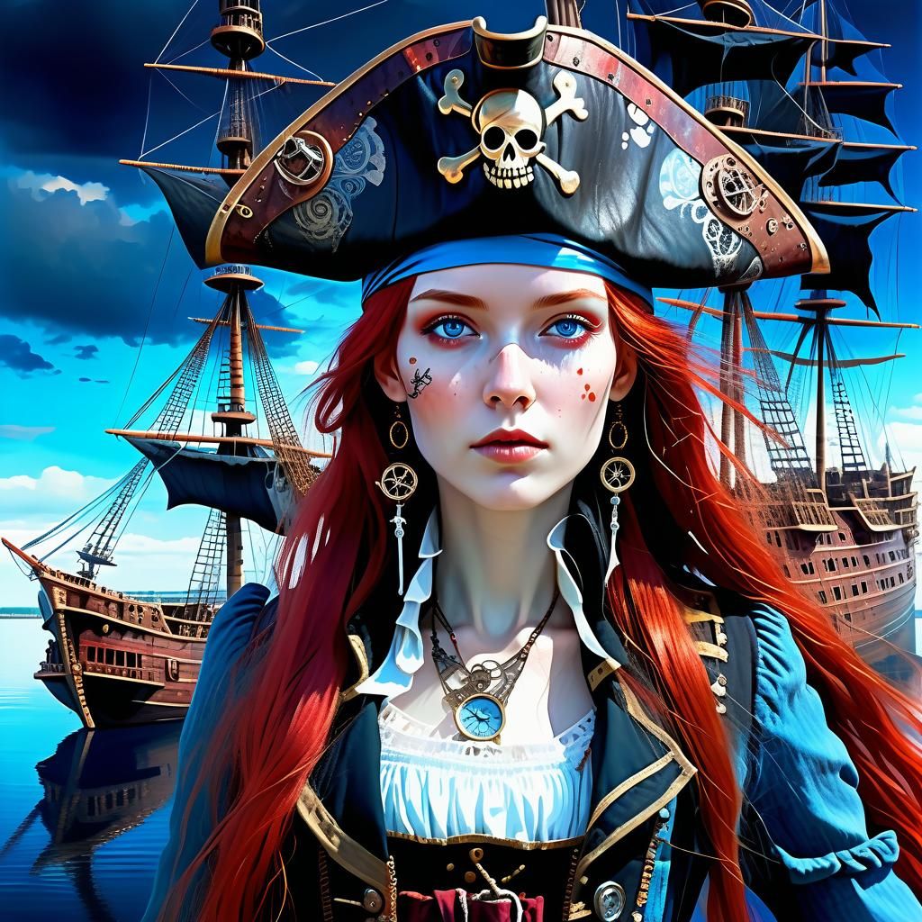 Steampunk Pirate Queen!