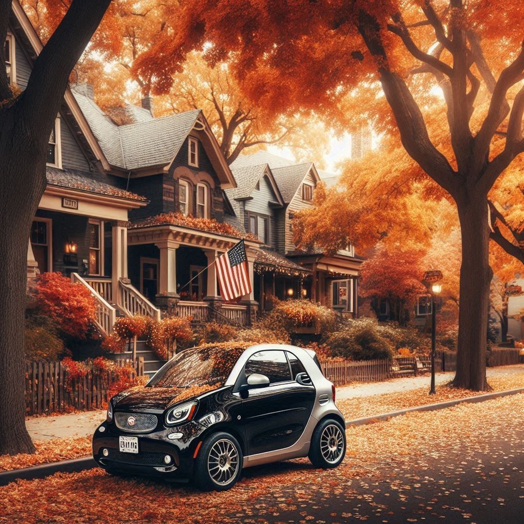 “Golden Leaves and Warm Lights: A Perfect Fall Day”