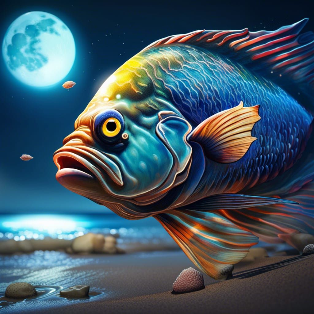 Fish Full Moon