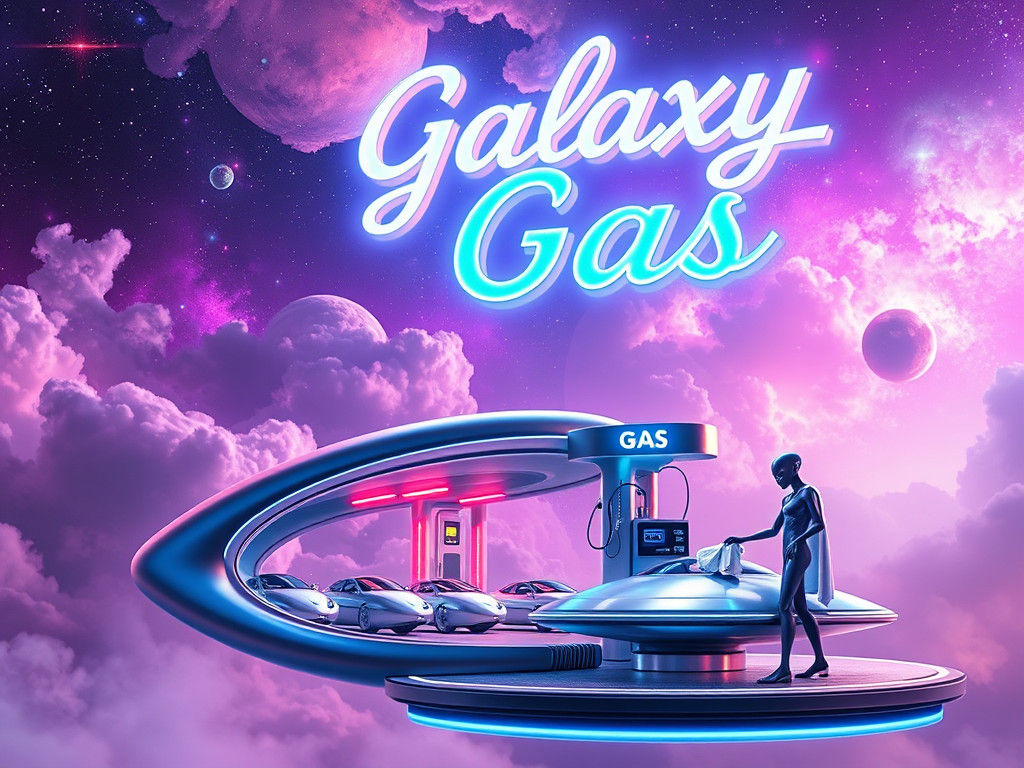 "Galaxy Gas"  by @Thordis Alfstein
