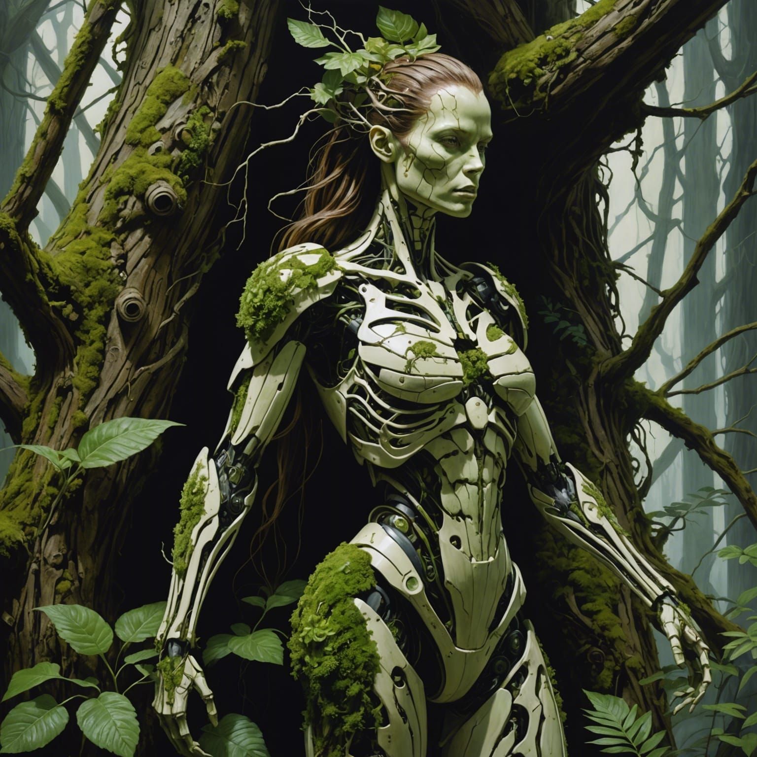 Man made dryad  by @K