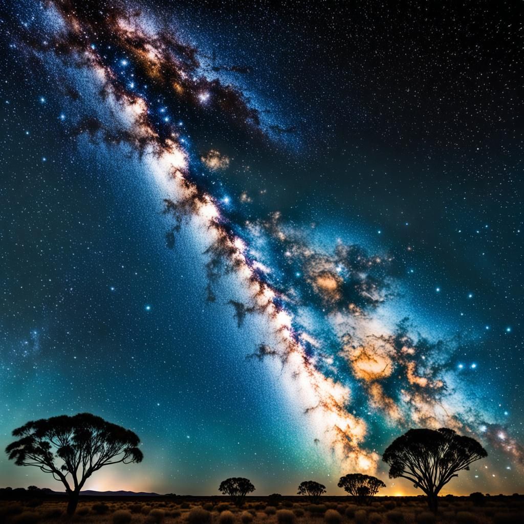 The Milky-way Galaxy as seen from the Outback