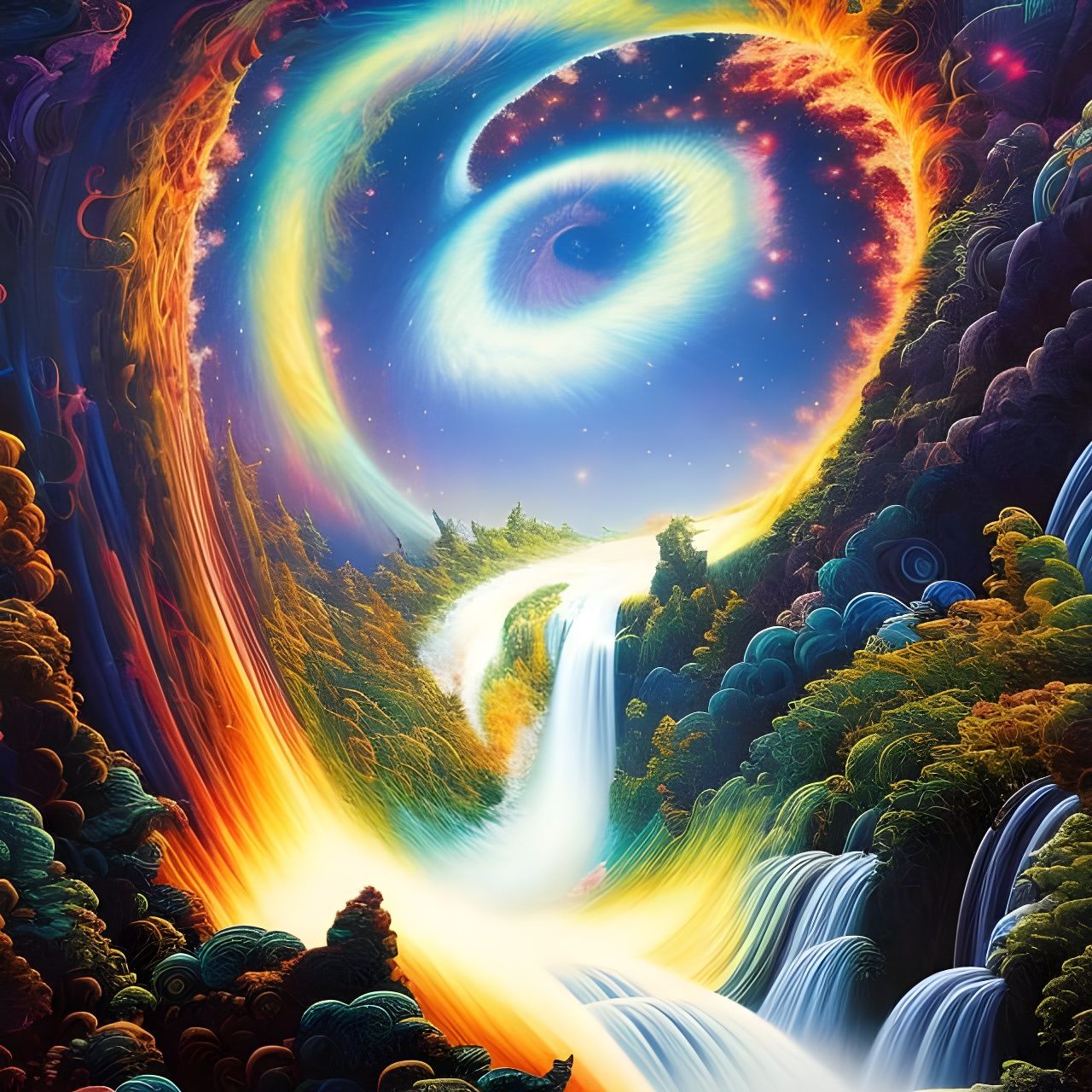 Galactic Waterfall