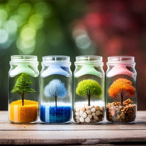 seasons in a jar   by @CloudyCat