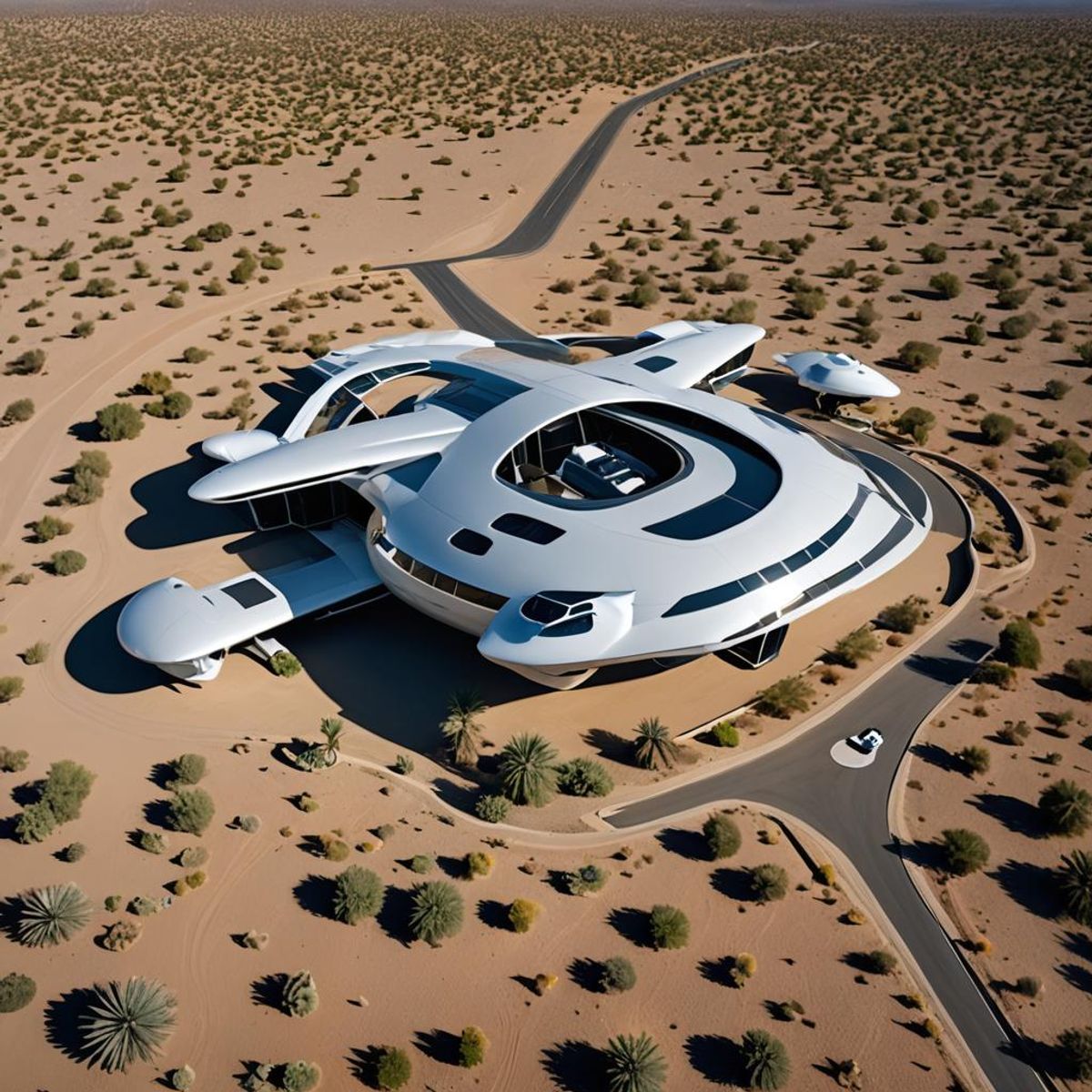 Mike Mercury's House in the Mojave Desert - AI Generated Artwork ...