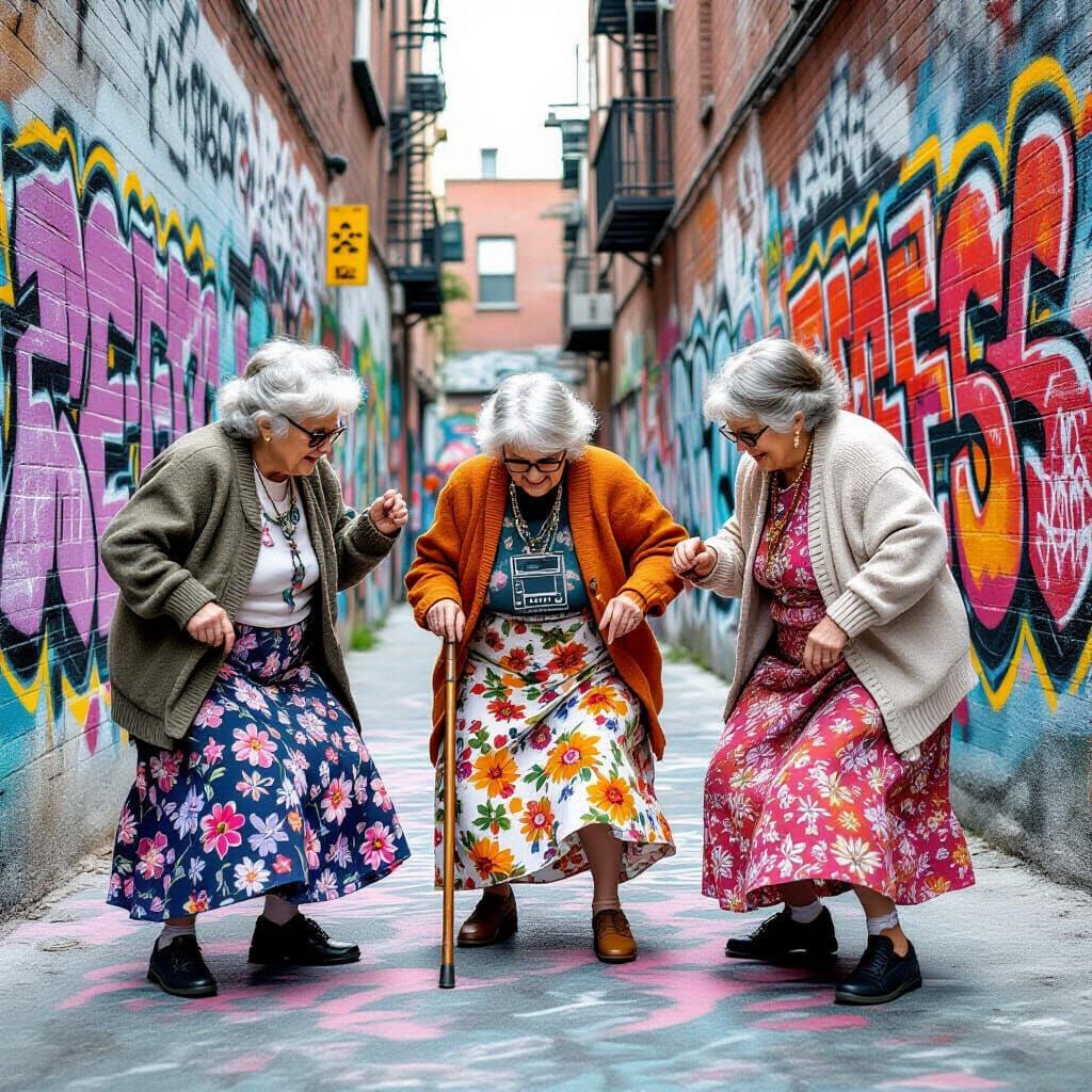 Groovy Grannies  by @undefined