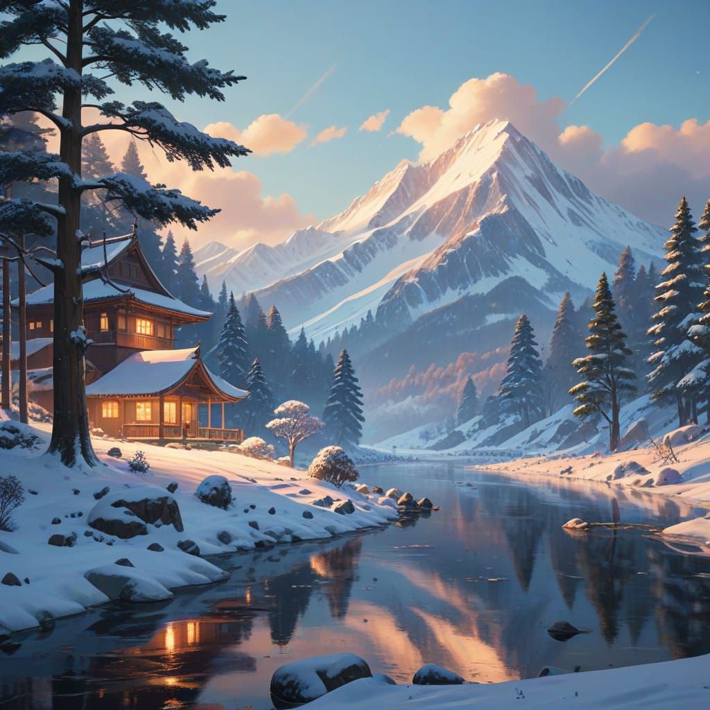 Winter Wonderland in Ethereal Splendor