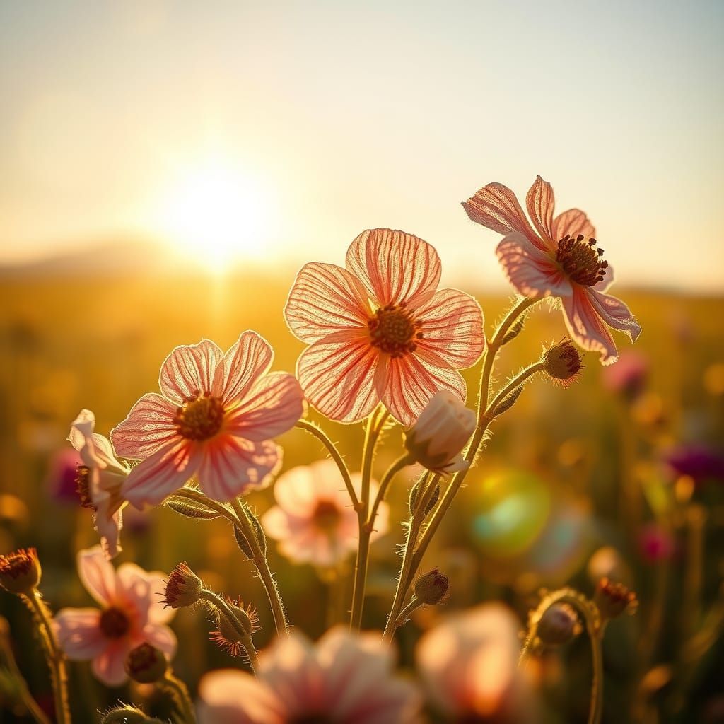 Delicate paper flowers  by @Leviosa