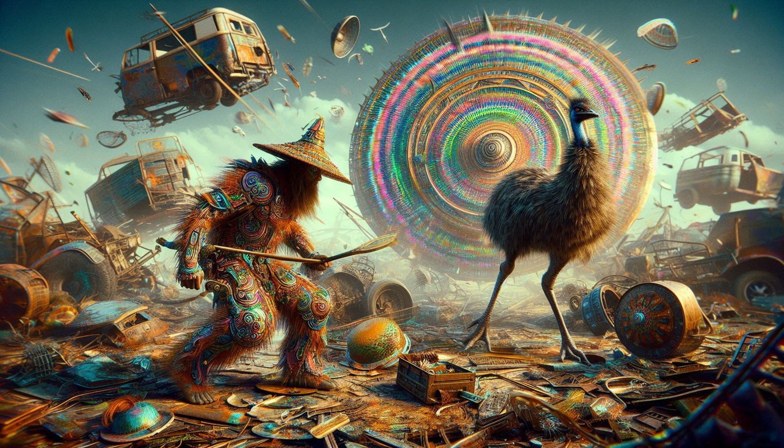 river madness or something with bigfoot and emu