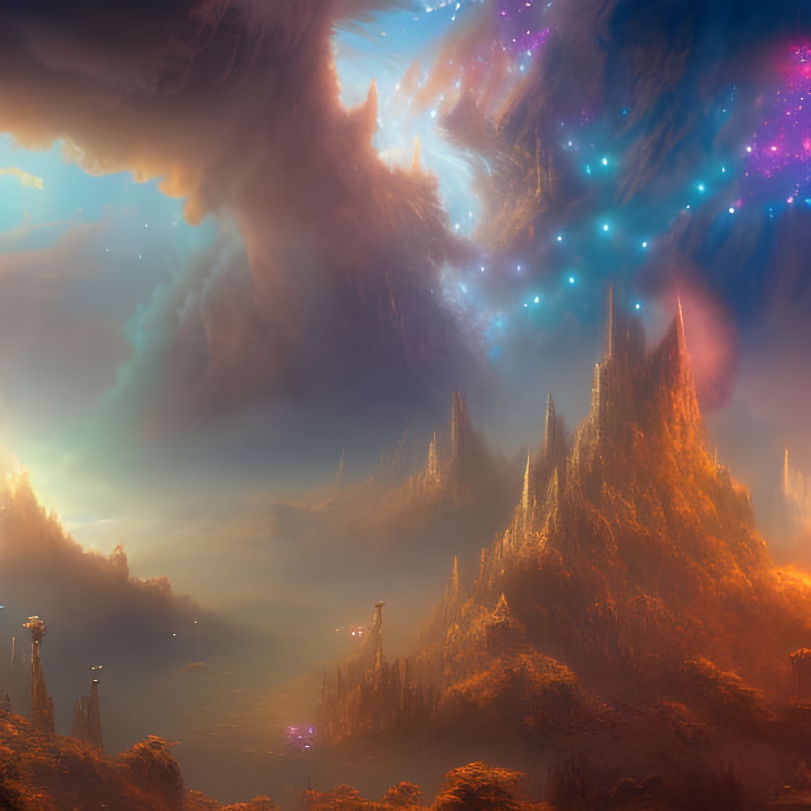 Cosmos mountainscapes false