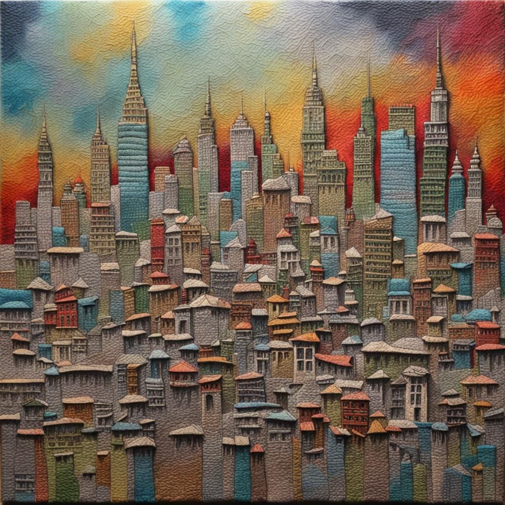 Cityscape - AI Generated Artwork - NightCafe Creator