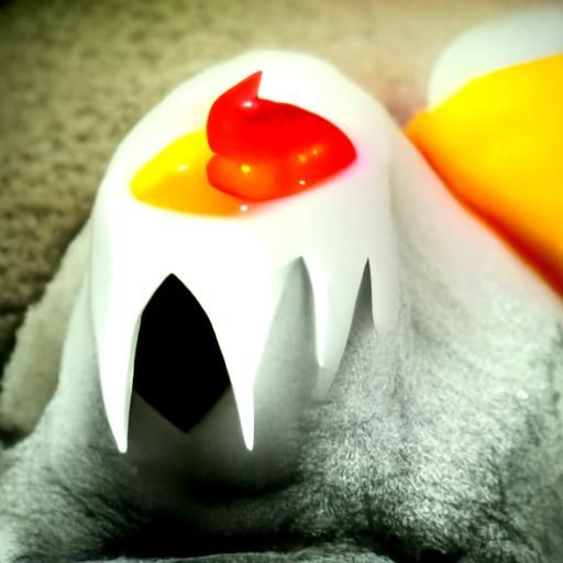 Candy Corn Monster AI Generated Artwork NightCafe Creator