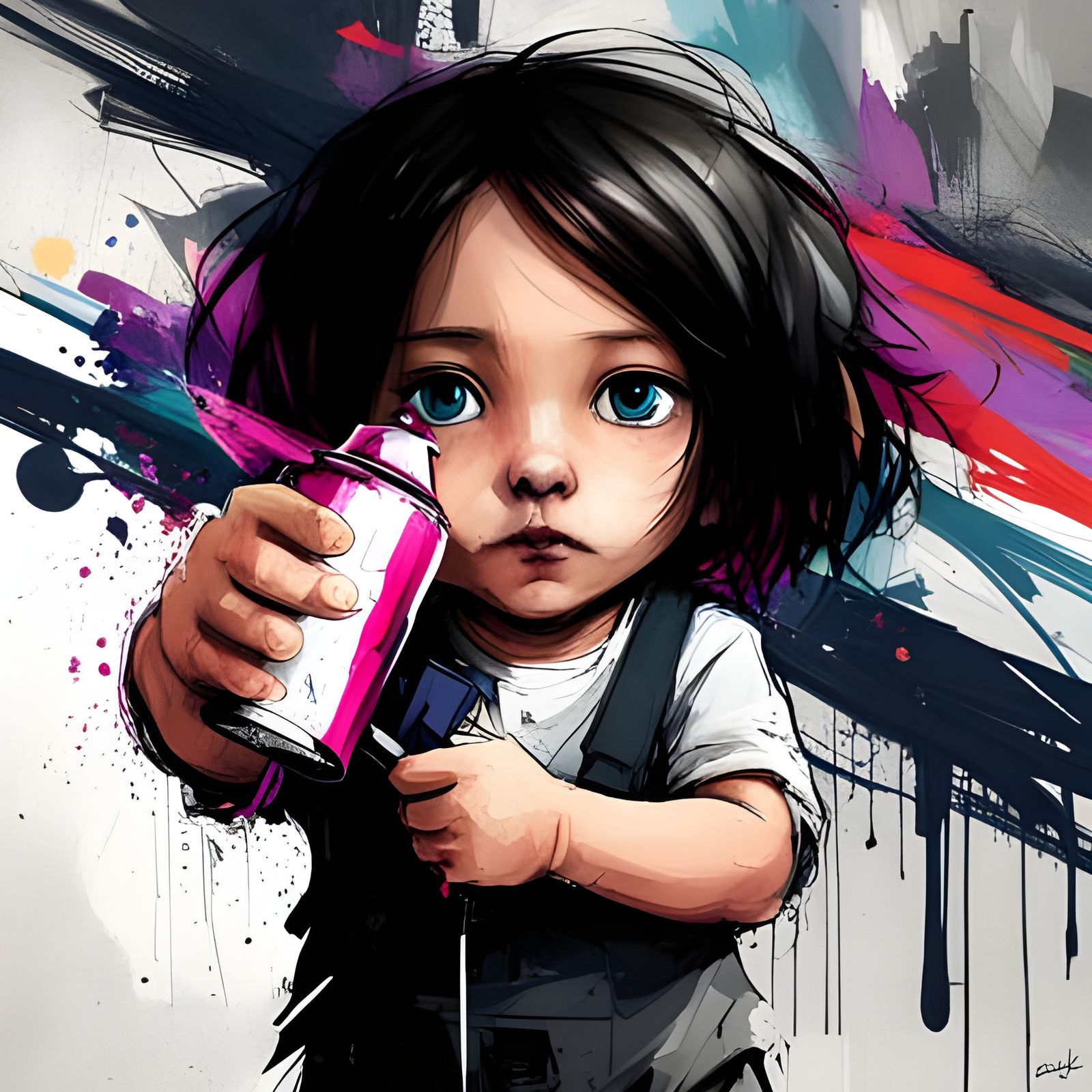 Graffiti artist AI Generated Artwork NightCafe Creator