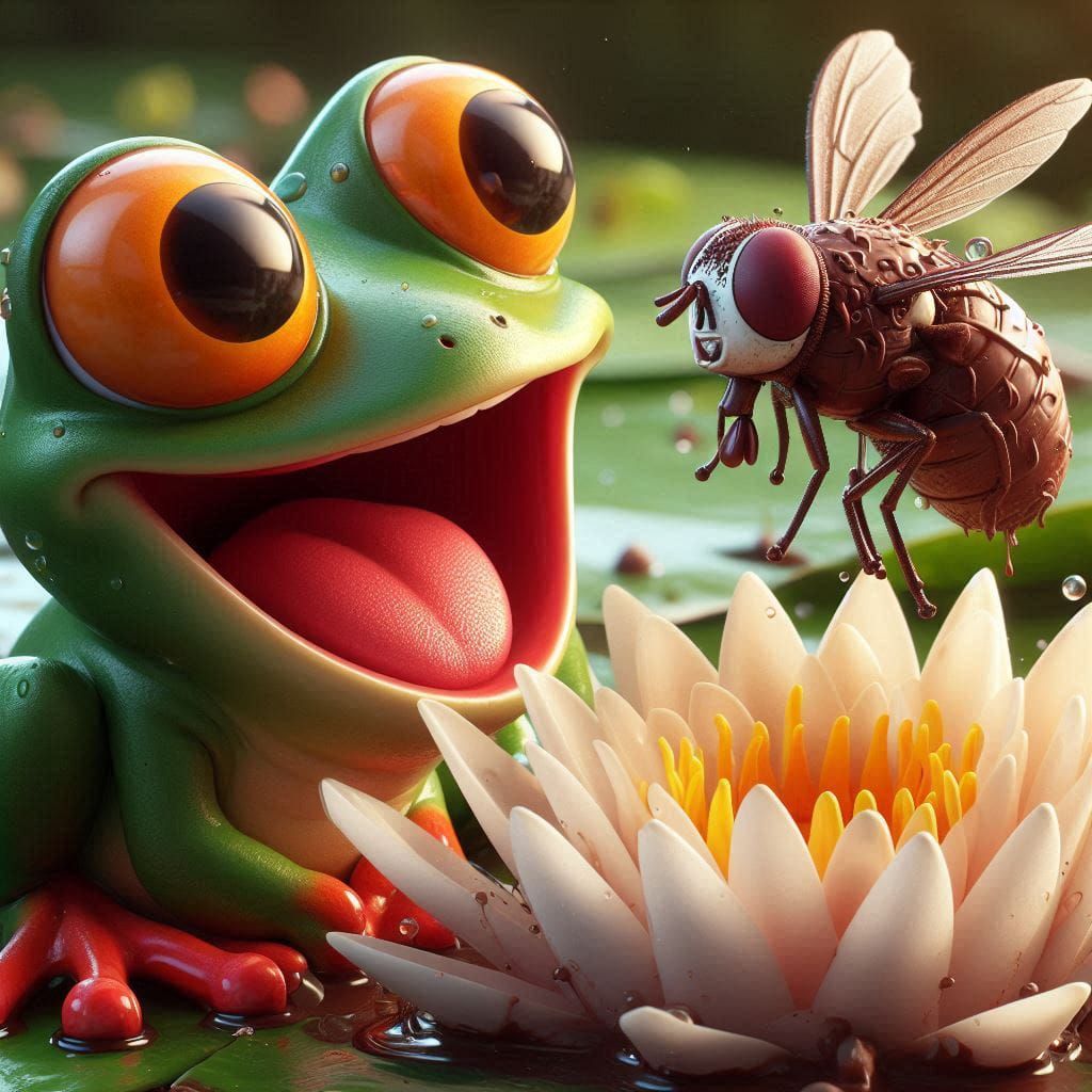 Yayribbit! A chocolate fly