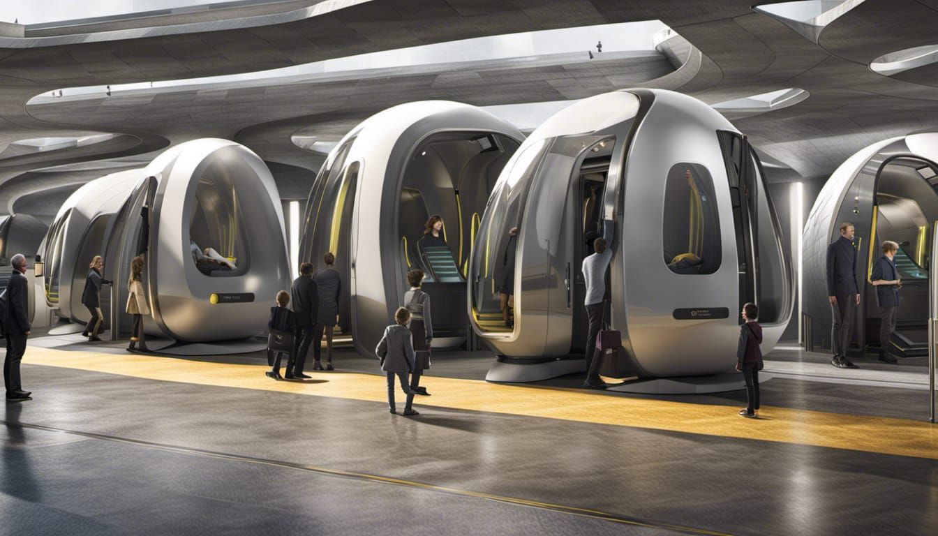 Small group pods replace long subway trains  by @DDegas