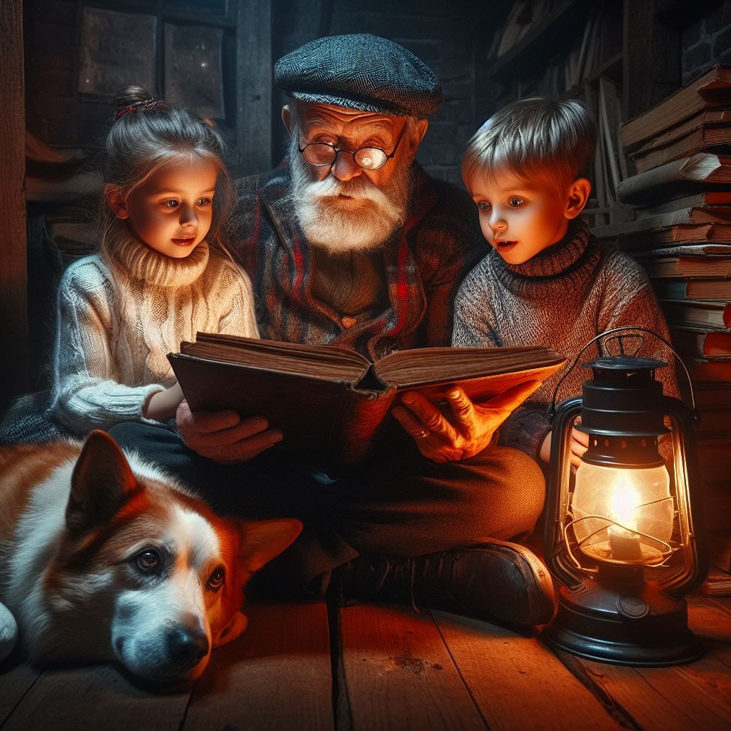 Grandpa is the best storyteller