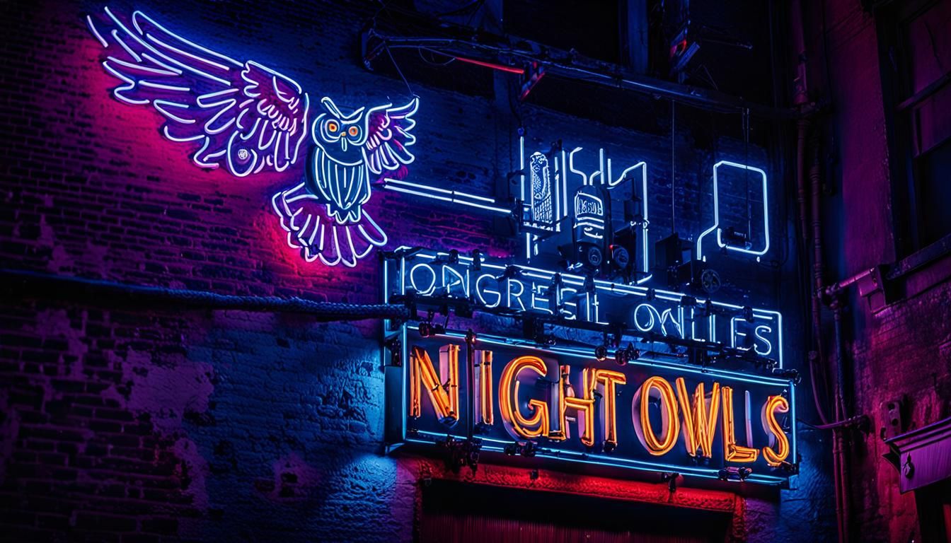 Night Owls Neon Sign