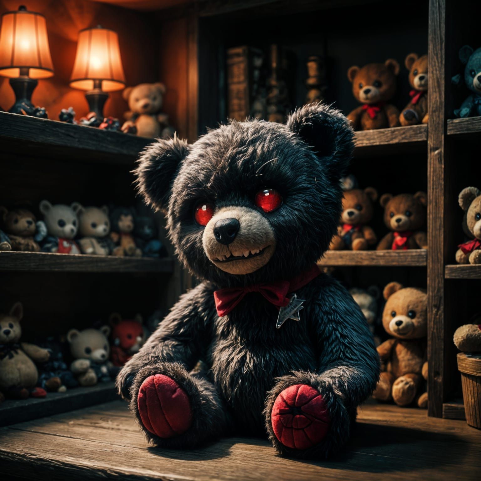 Evil stuffed animal  by @H