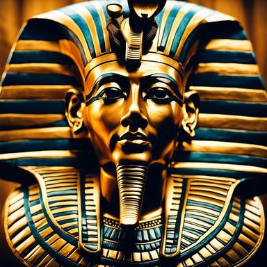 Death Mask of King Tut - AI Generated Artwork - NightCafe Creator