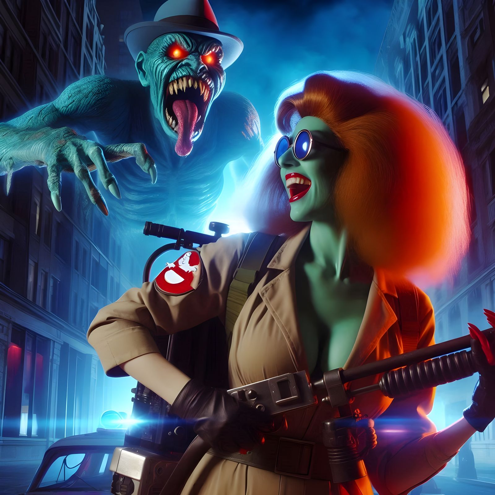 **"The Real Ghostbusters: Michelle's Spasmodic Phantasmic Ectoplasmic Adventure"**