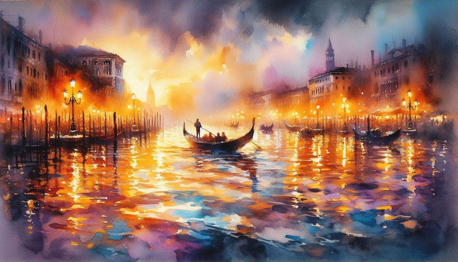 A Warm Evening In Venice