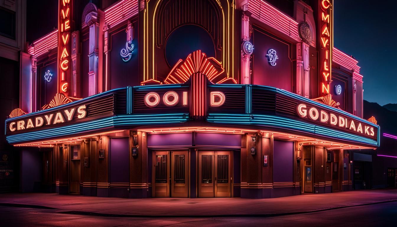 art deco movie theatre