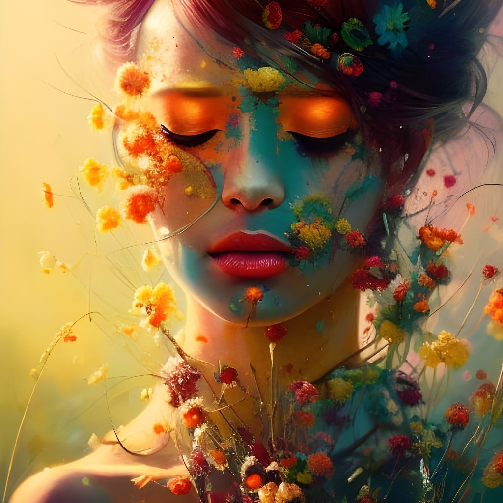 flowerlady  by @LittelFoxGirl