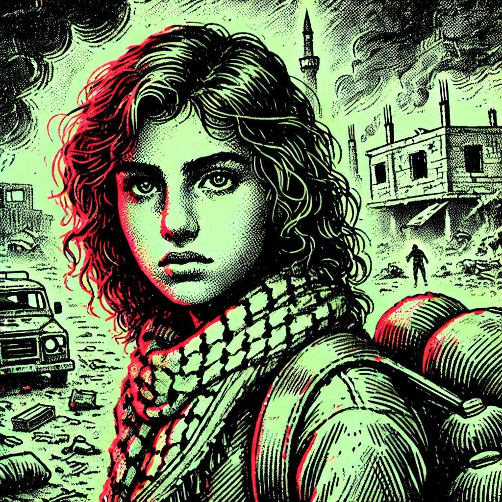 Palestinian female refugee