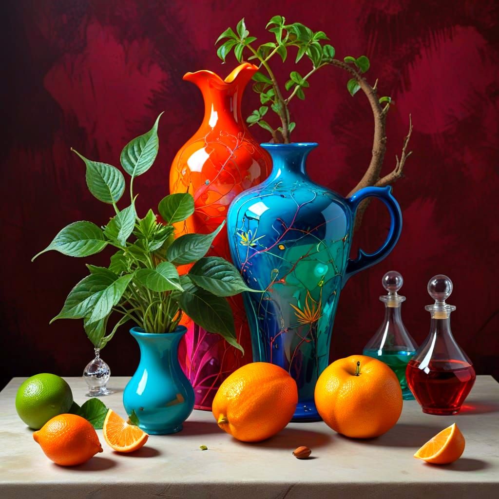 Ravishing Lady in Surreal Photorealistic Portrait