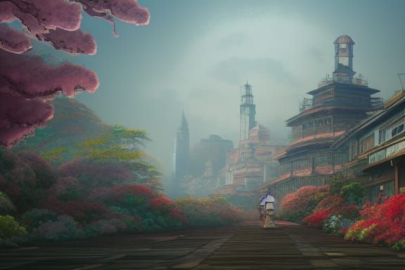 foggy oriental