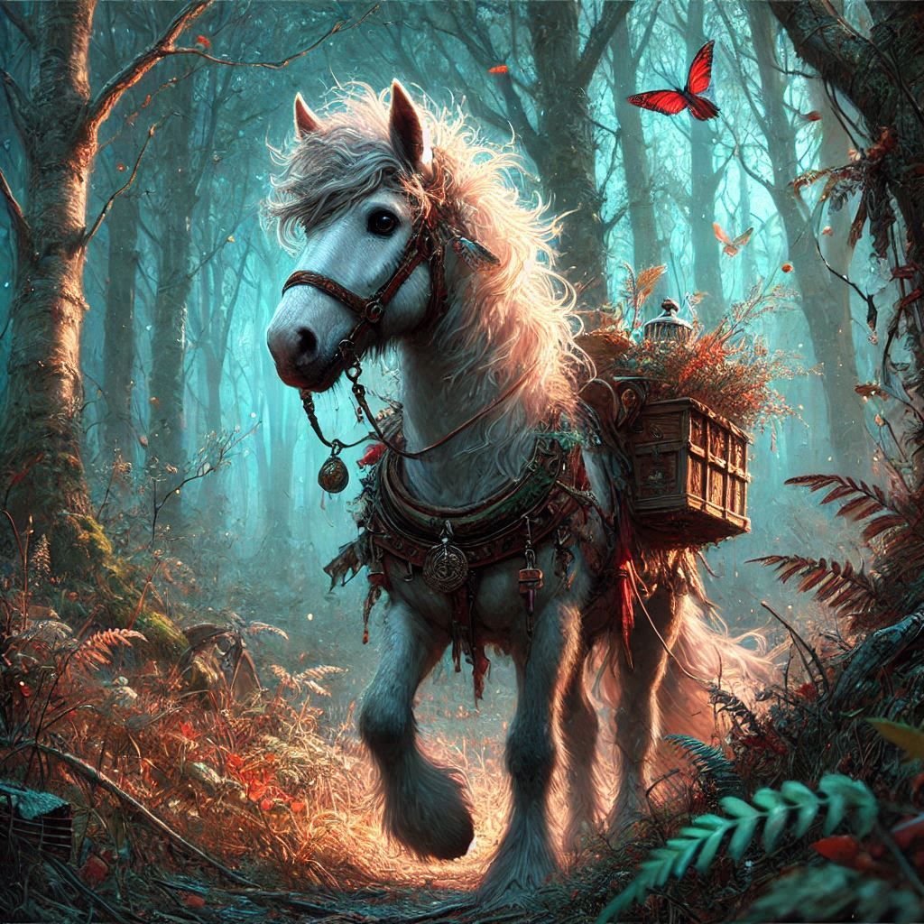 adorable fairy-tale fantasy creature portrait..