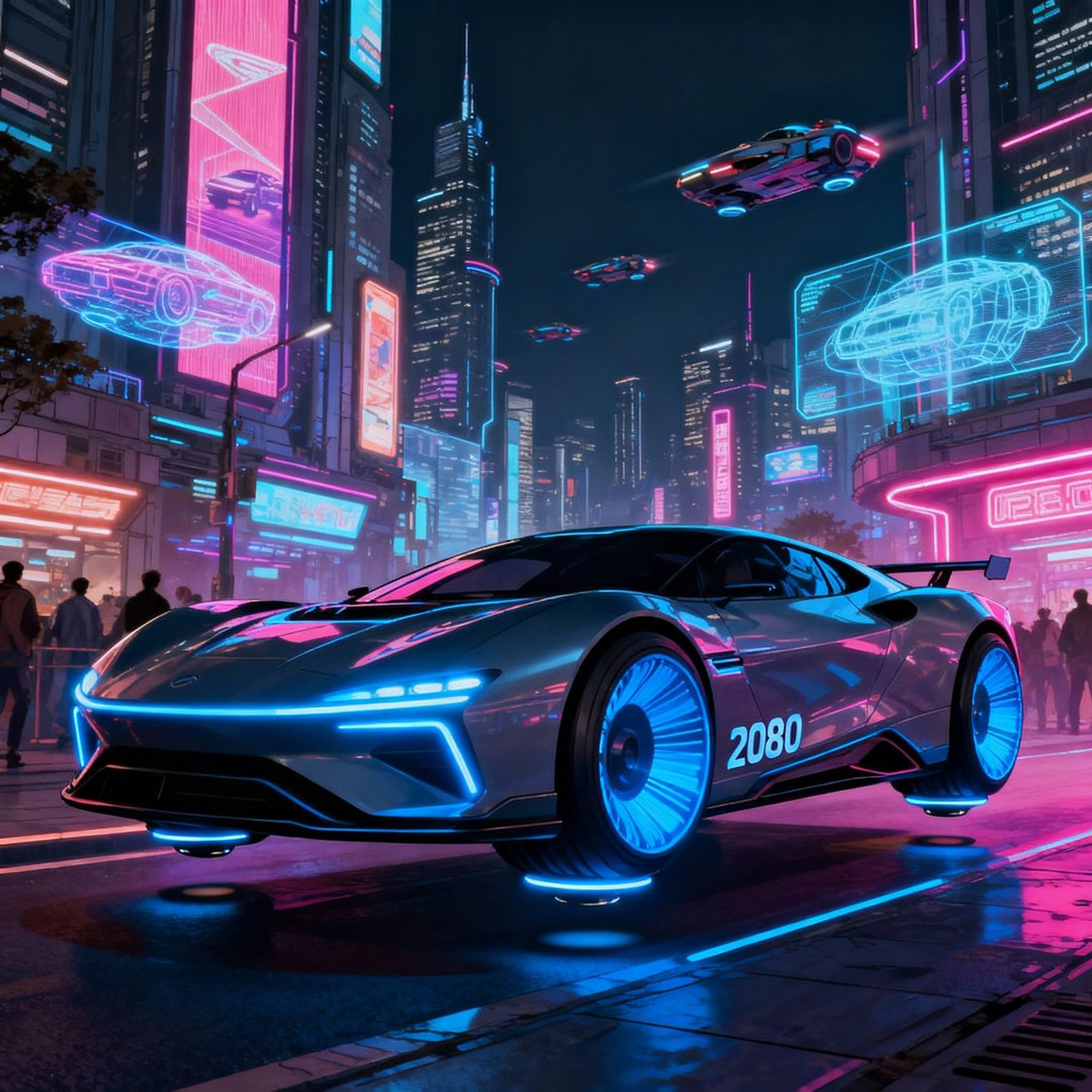 Car in 2080  by @Moshi