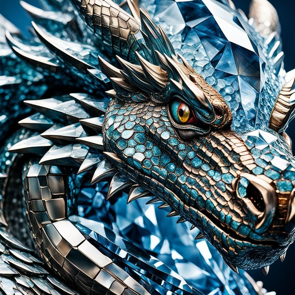 Crystal Dragon  by @James Serpha