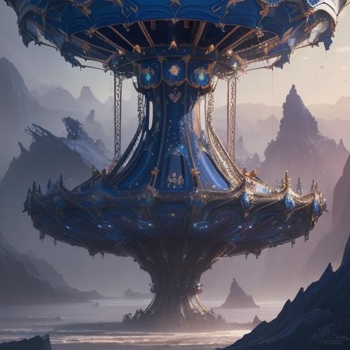 carousel on the blue planet