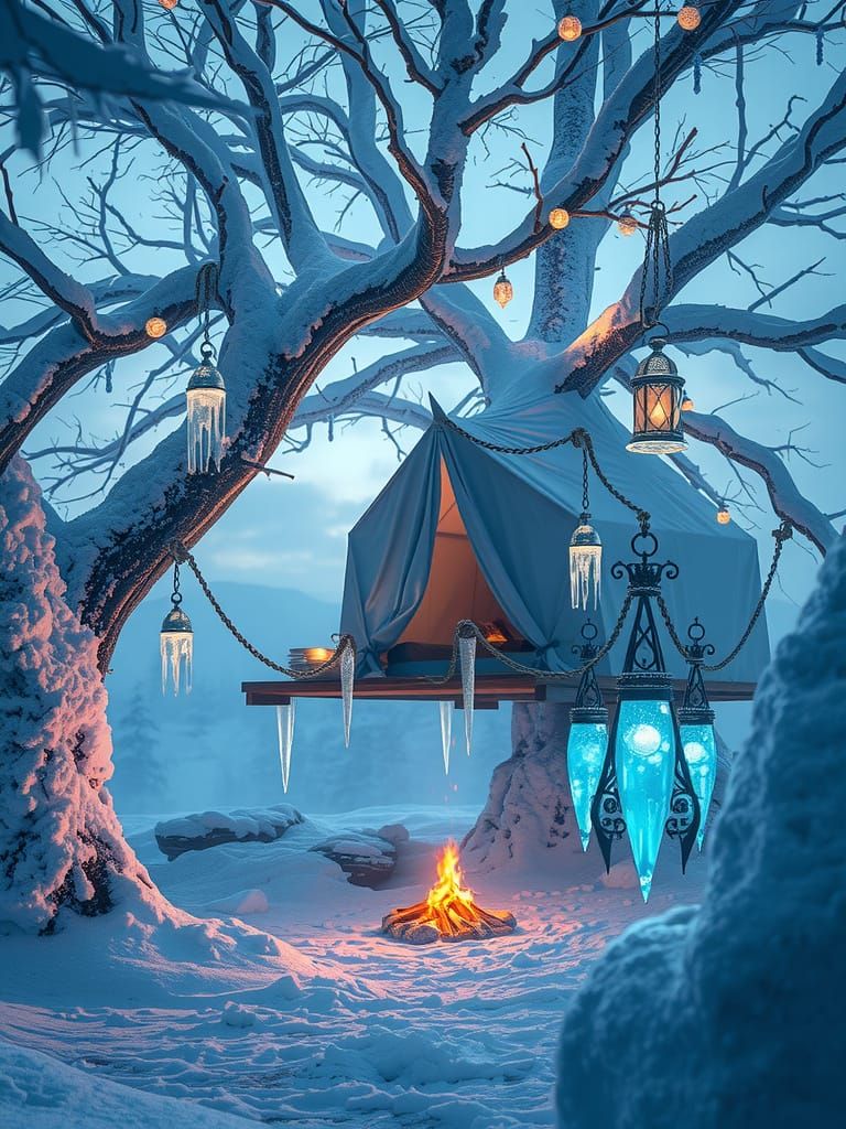 Treehouse Tent Camp  by @Norman Wnuck