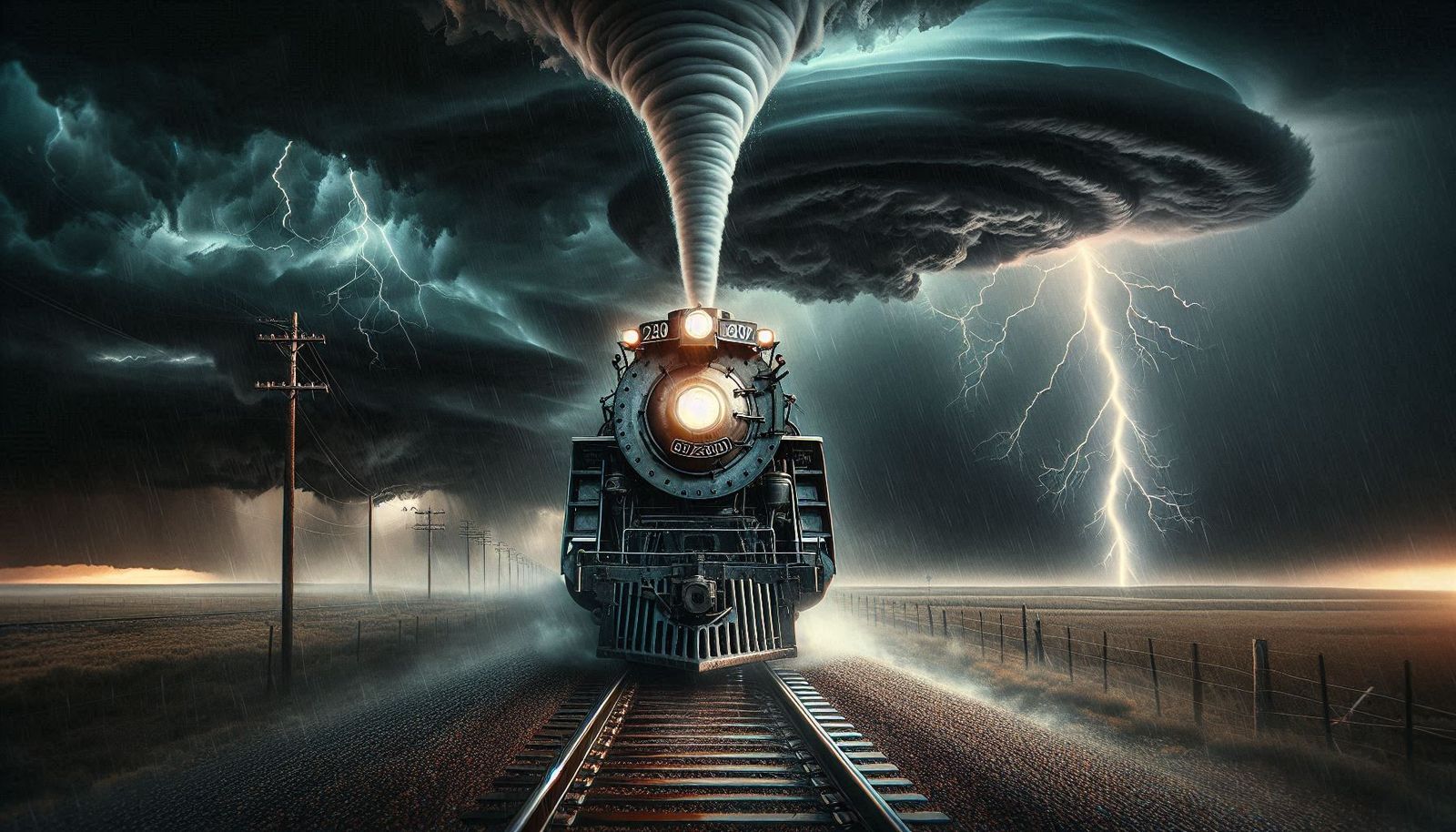 ♫ ain’t no love in oklahoma, just the whistle of a long blac...