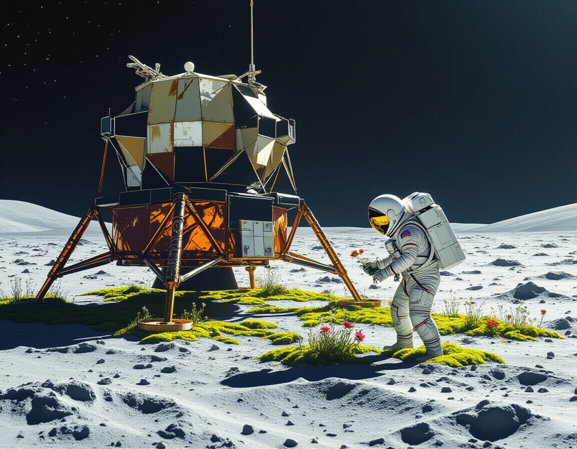 Moon Blooms  by @Doc_Braoque