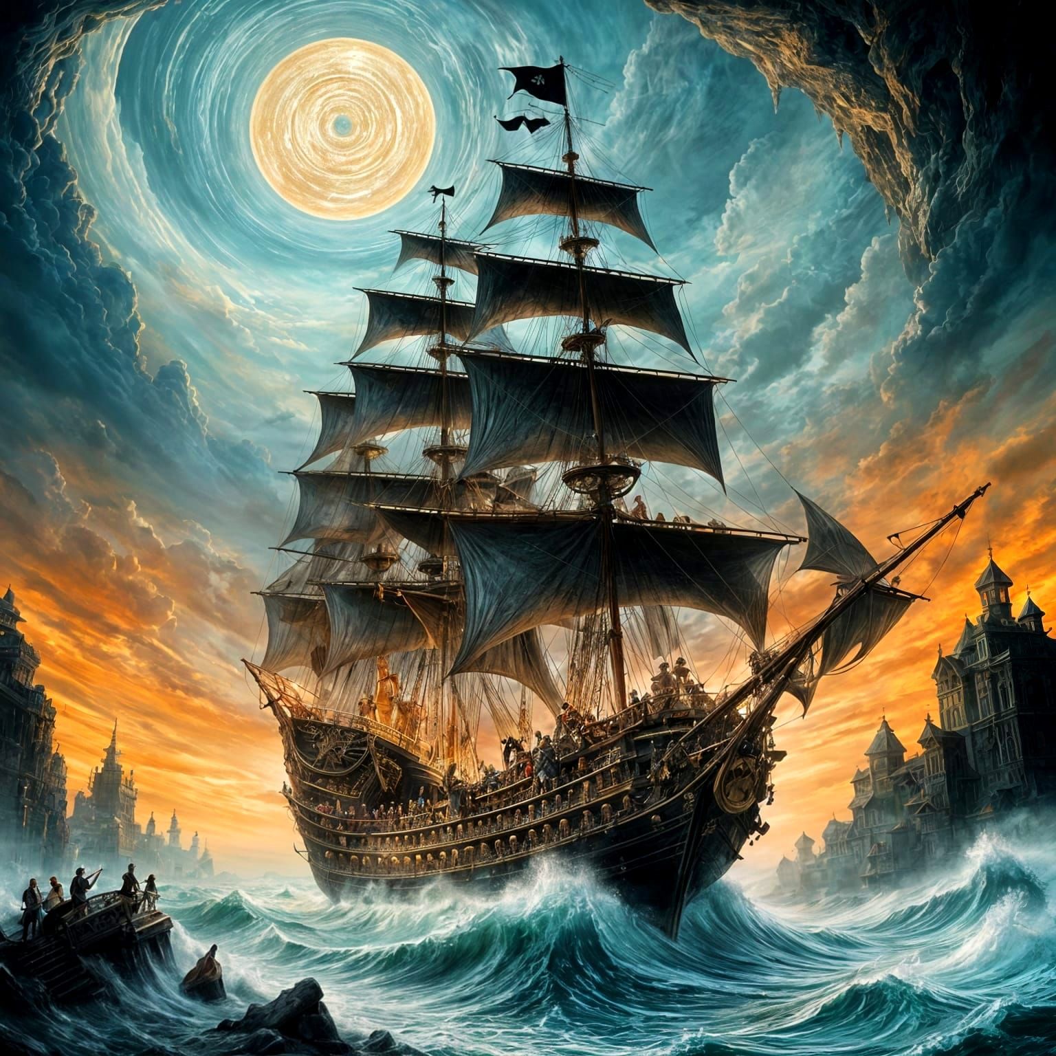 In strange waters  by @Lilsilverfish