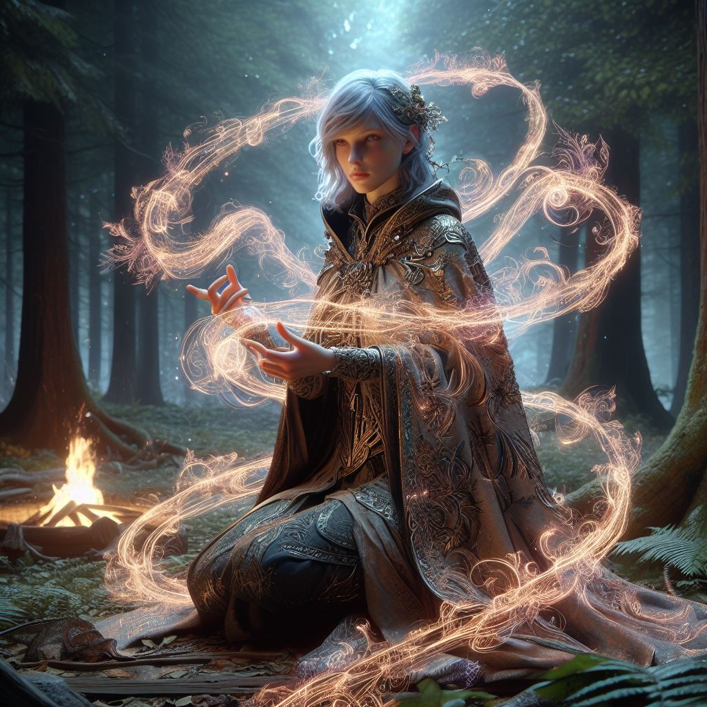 The Mage & the spirits of the Forest