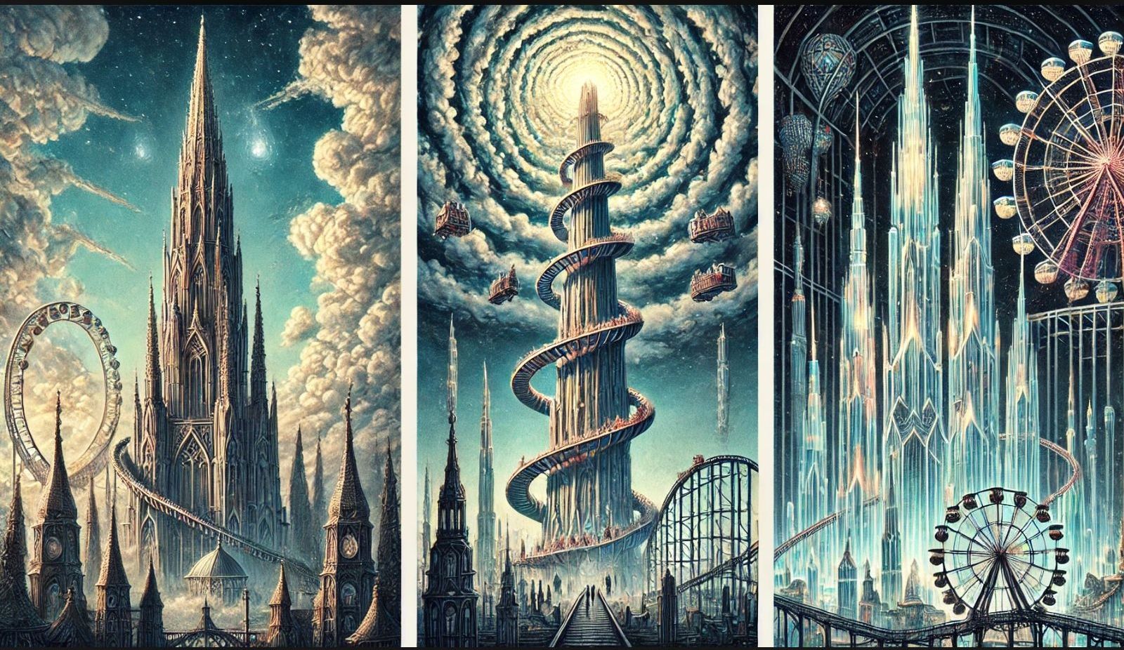 Triptych Extreme Theme Parks