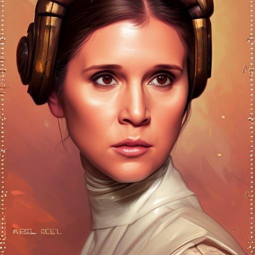 postage stamps, beautiful princess leia