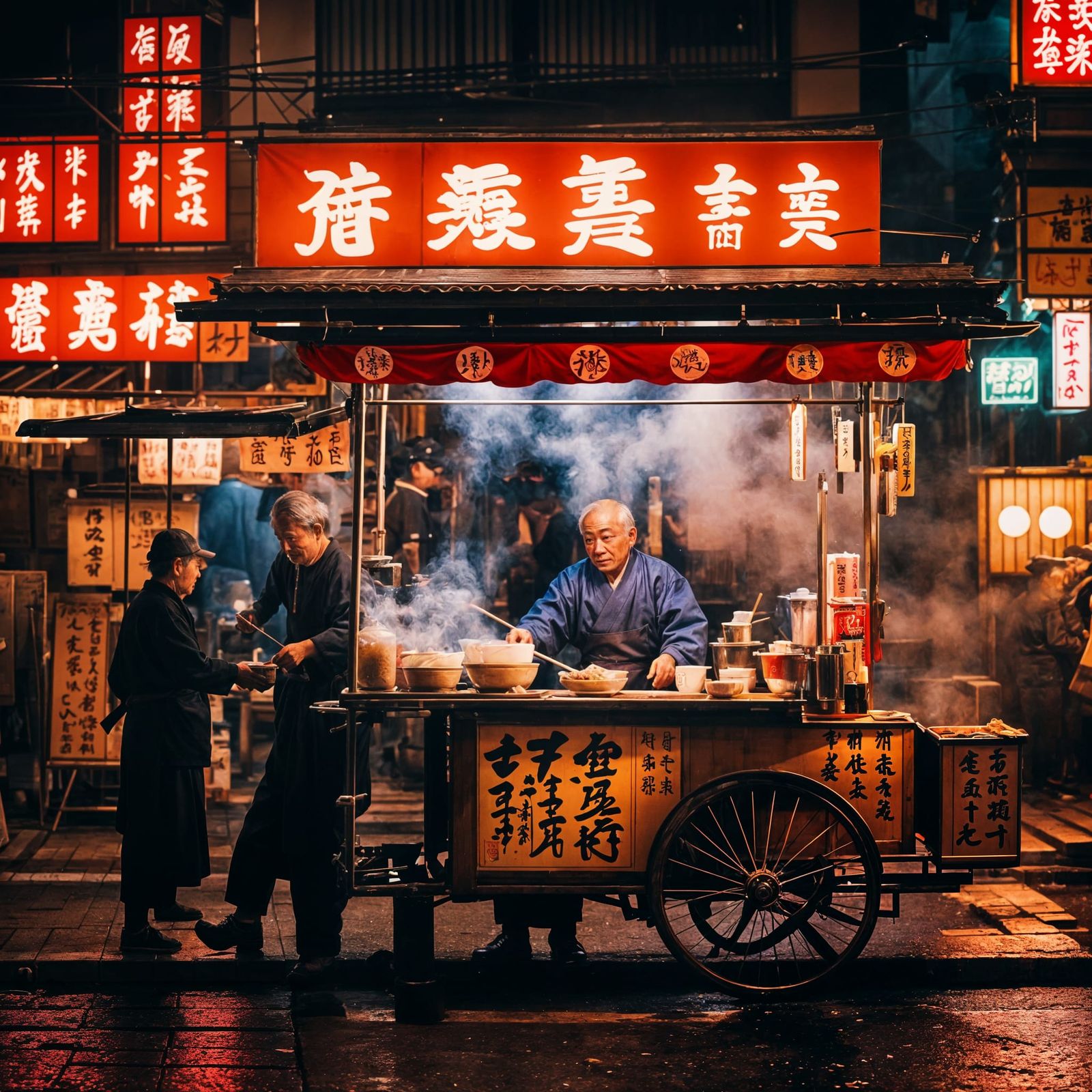 Japanese Ramen Cart  by @Soynuts