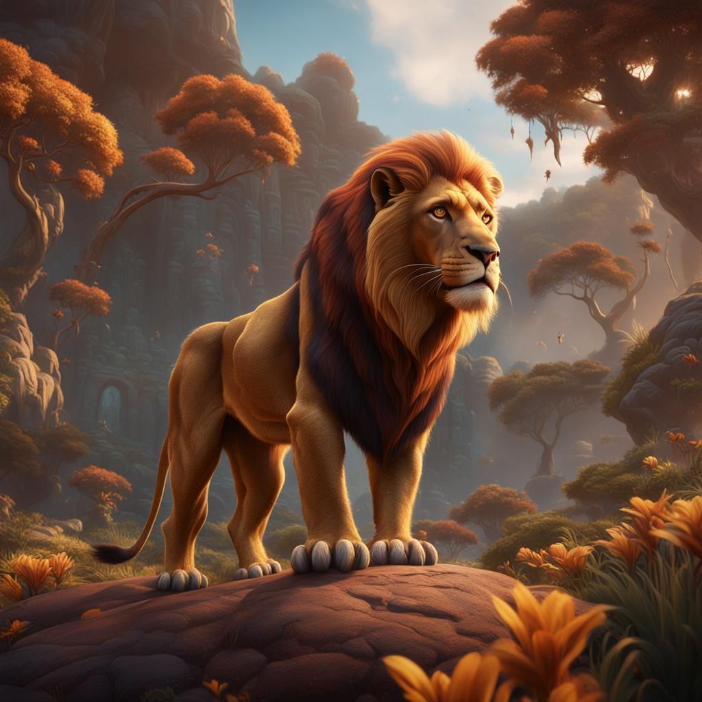 Simba Ai Generated Artwork Nightcafe Creator