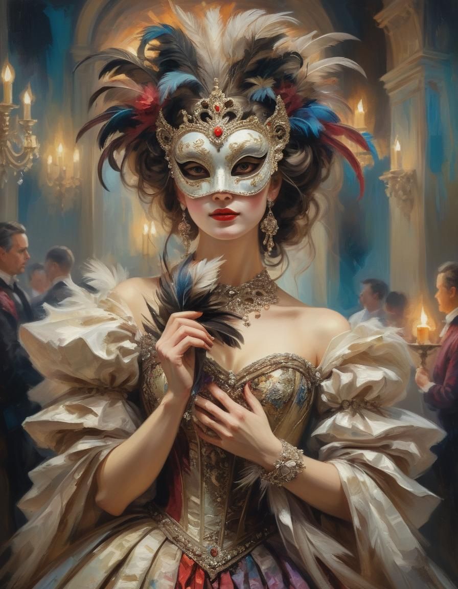 a masquerade ball  by @JMO