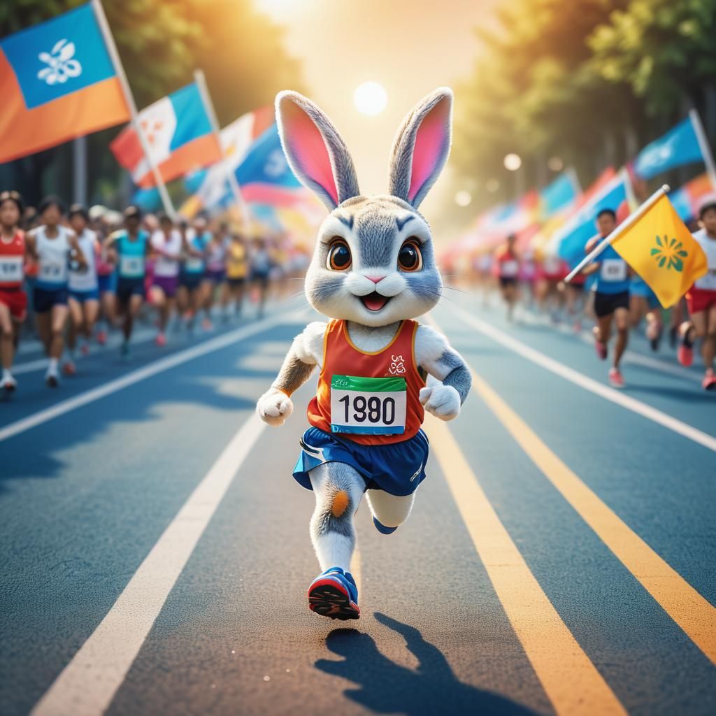 Rabbit runner  by @undefined